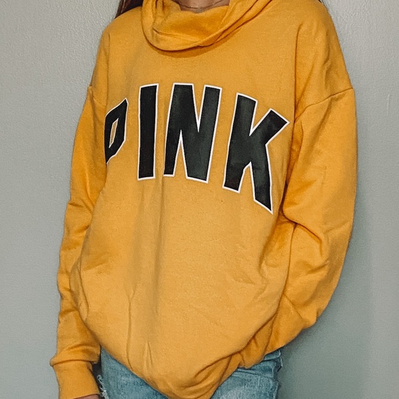 PINK Victoria's Secret Jackets & Blazers - yellow sweater